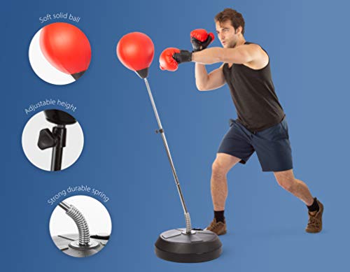 Height Adjustable Punching Bag with Stand S4722