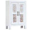 White Solid Mango Wood Sideboard Y71109