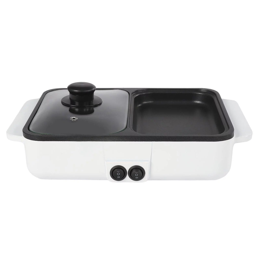2 in 1 Non-Stick Electric Hot Pot and BBQ Grill E571