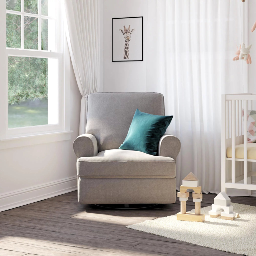 Gray Swivel Glider Recliner Chair X765