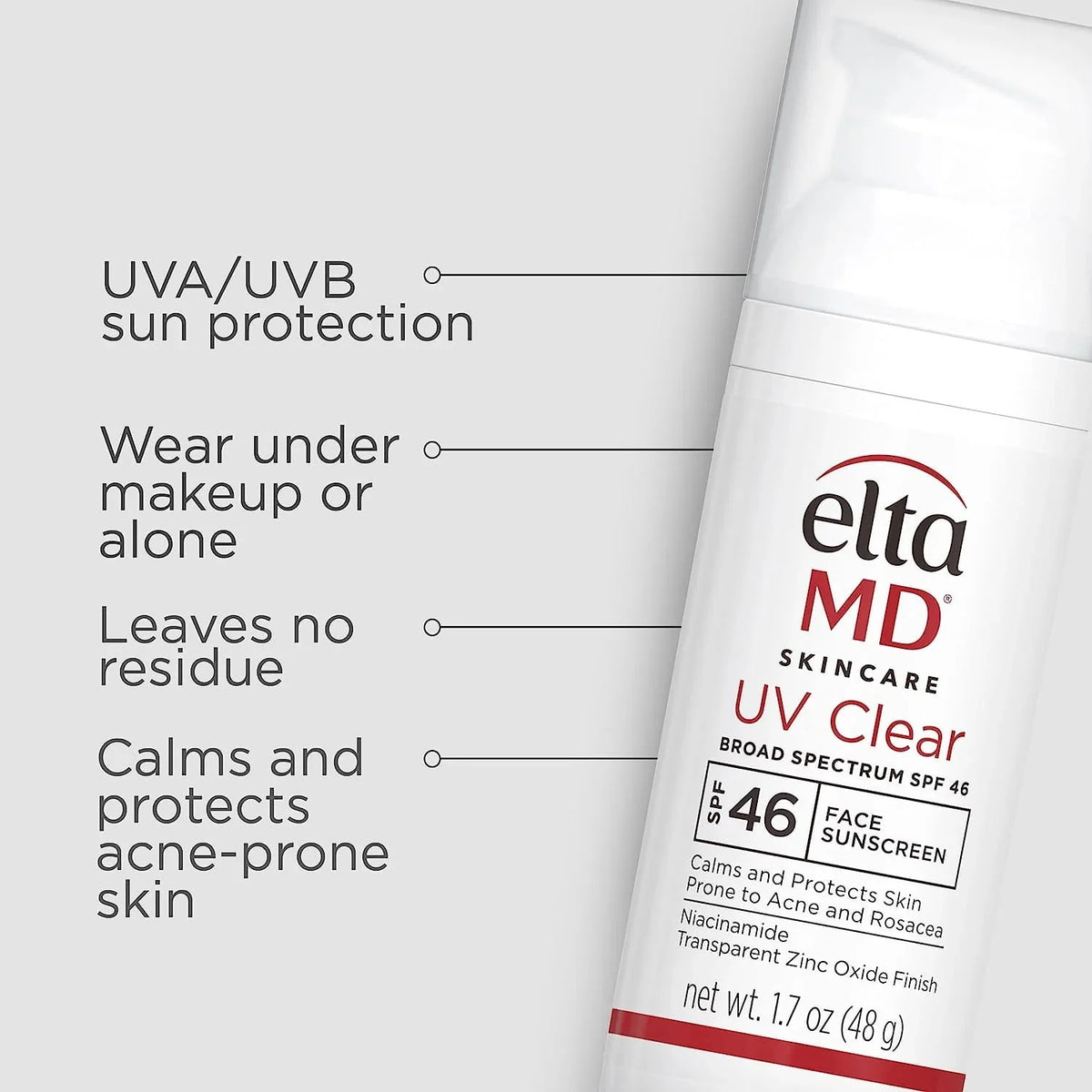 SPF 46 Moisturizing Facial Sunscreen 1.7 oz O678
