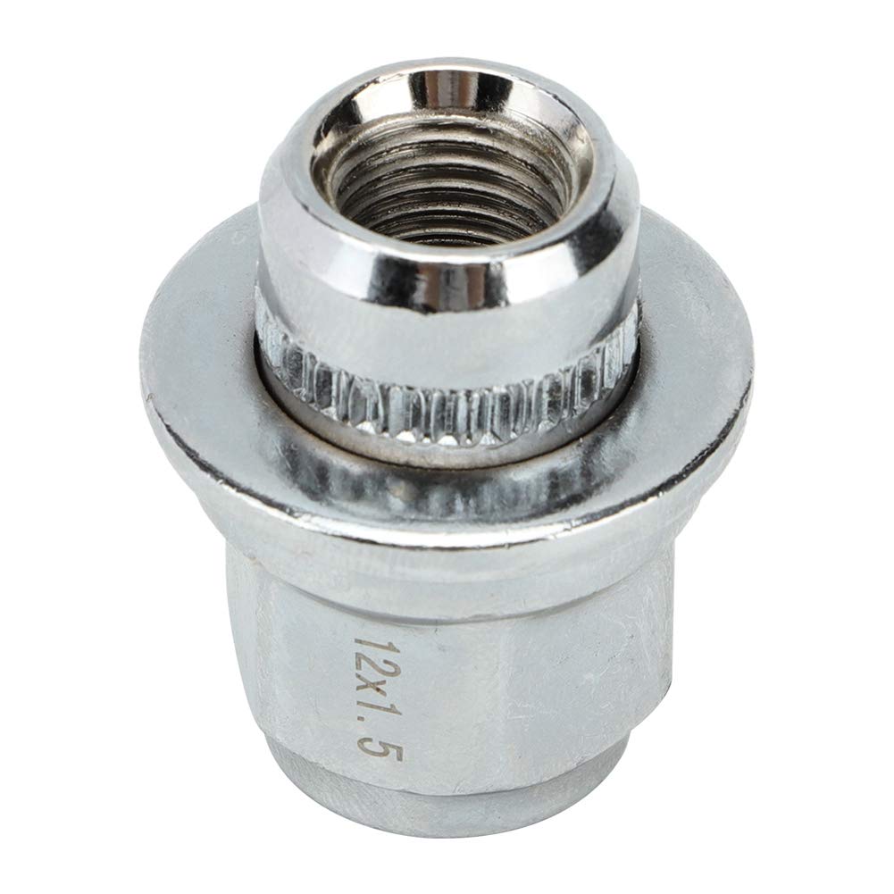 Silver Steel Wheel Nut 20 Pieces D179