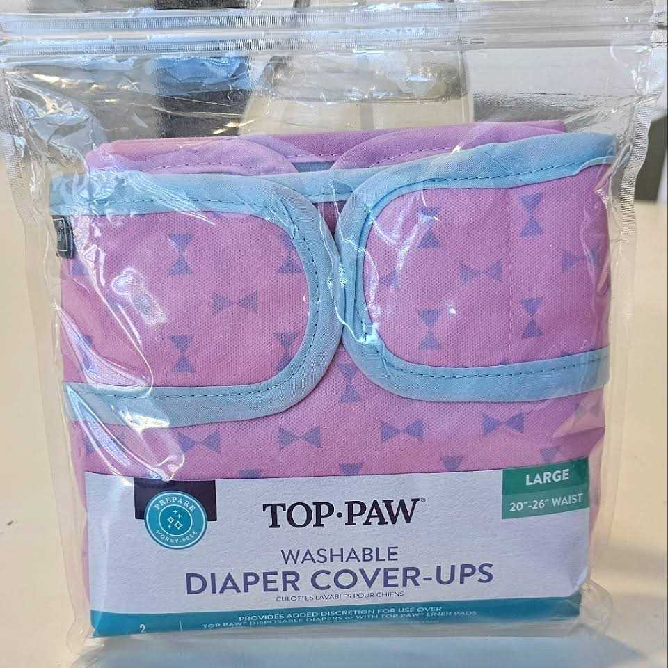 Washable Pink Diaper Cover Ups W672707