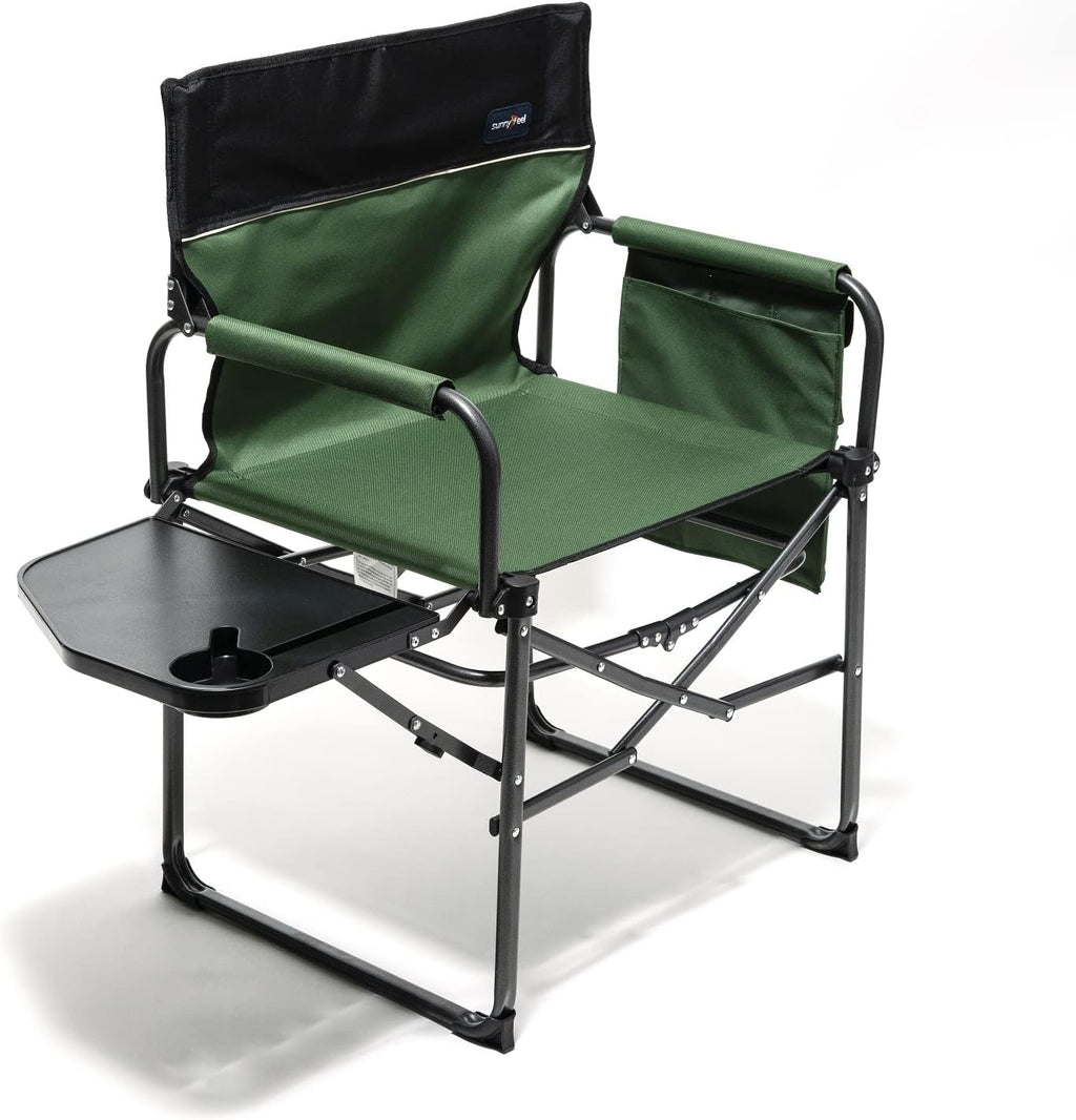 Oversized Portable Folding Camping Chair with Side Table T685