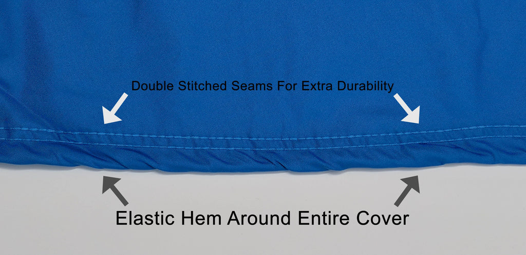 Blue / Black All Weather Trailerable Jet Ski Cover with Trailer Straps and Storage Bag H5465