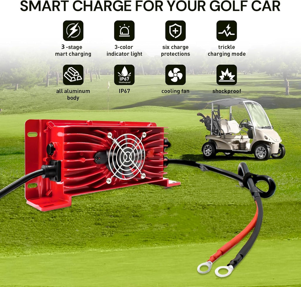 1200W 48V 15 Amp Lithium Golf Cart Battery Charger W78026