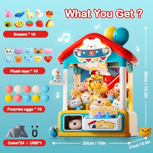 Large Claw Machine for Kids with Prizes Q4784