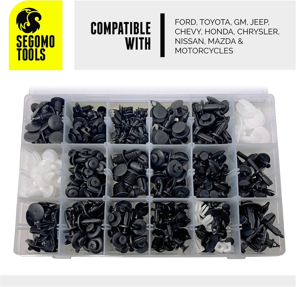 435 Piece Plastic Car Retainer Clips Kit X74629