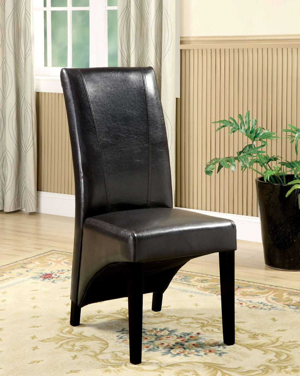 Black Side Chair (Set of 2) Z2720