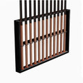 Wall Mount Pool Stick Holder Metal Cue Rack Black 60cm U5530