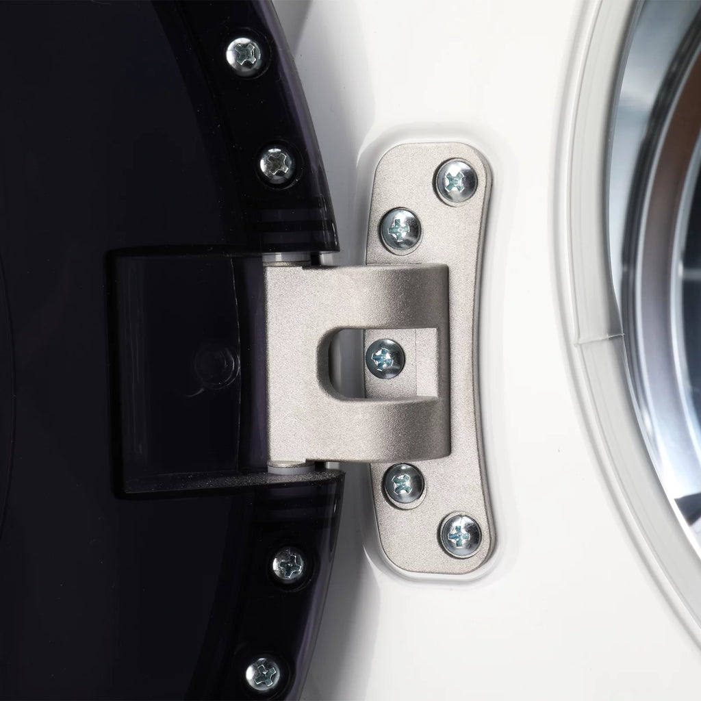 Compact Portable 1.6cuft Clothes Dryer Stainless Steel Drum Black and White V333