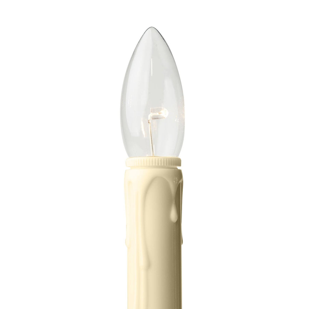 Brushed Nickel LED Adjustable Base Candle 4-Pack Q13358