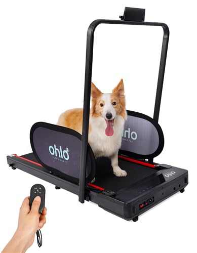 Portable Pet Treadmill with Wheels & Remote Control C294483