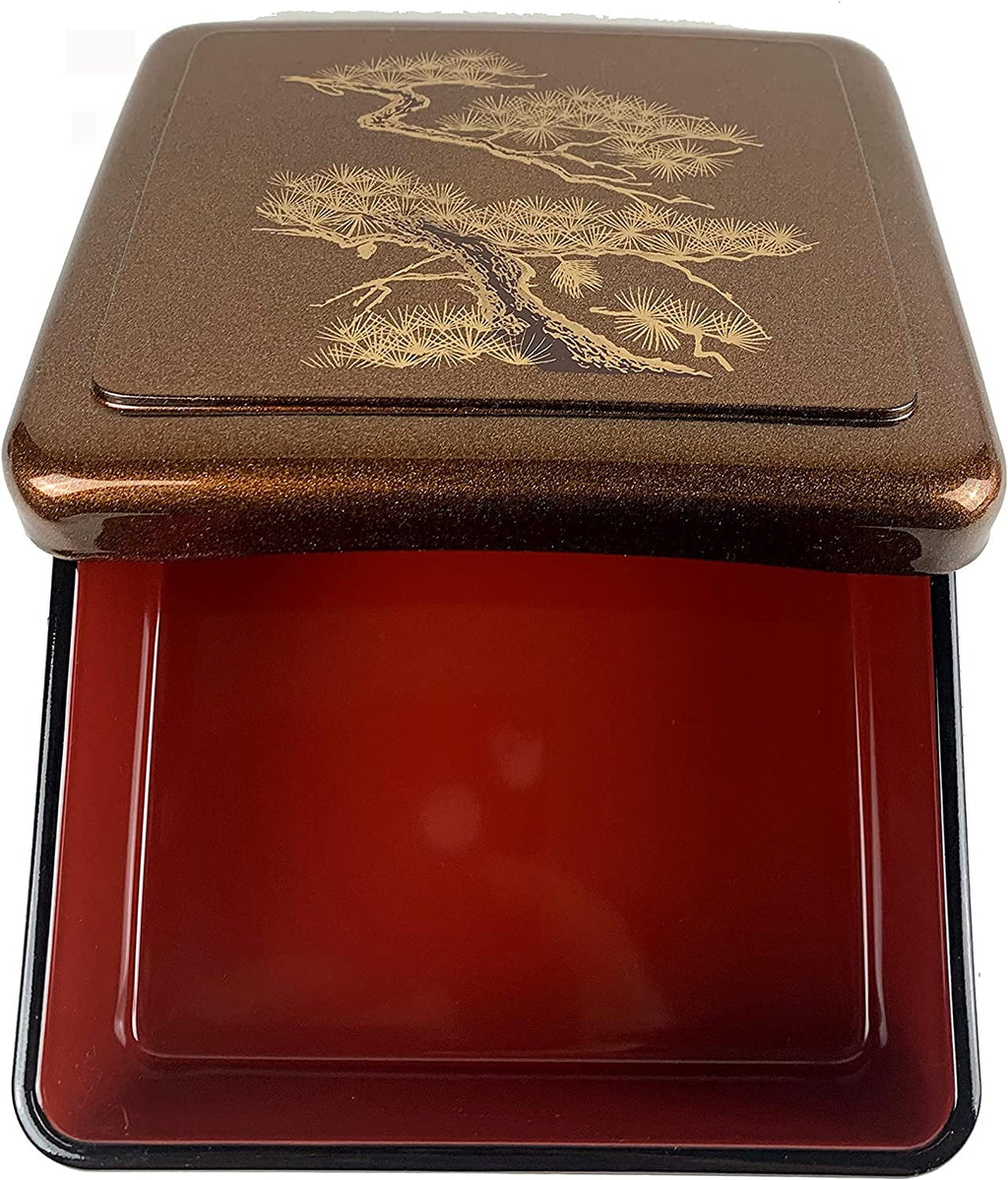 Bento Box Donburi Poke Box Traditional Japanese Lacquered Lunch Box F915