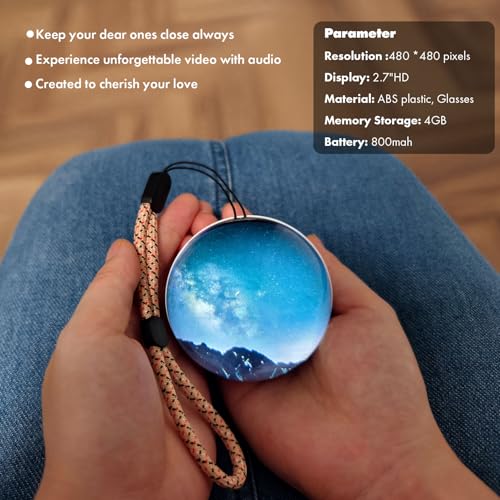 2.7" White Crystal Ball Video Player with Sound N347