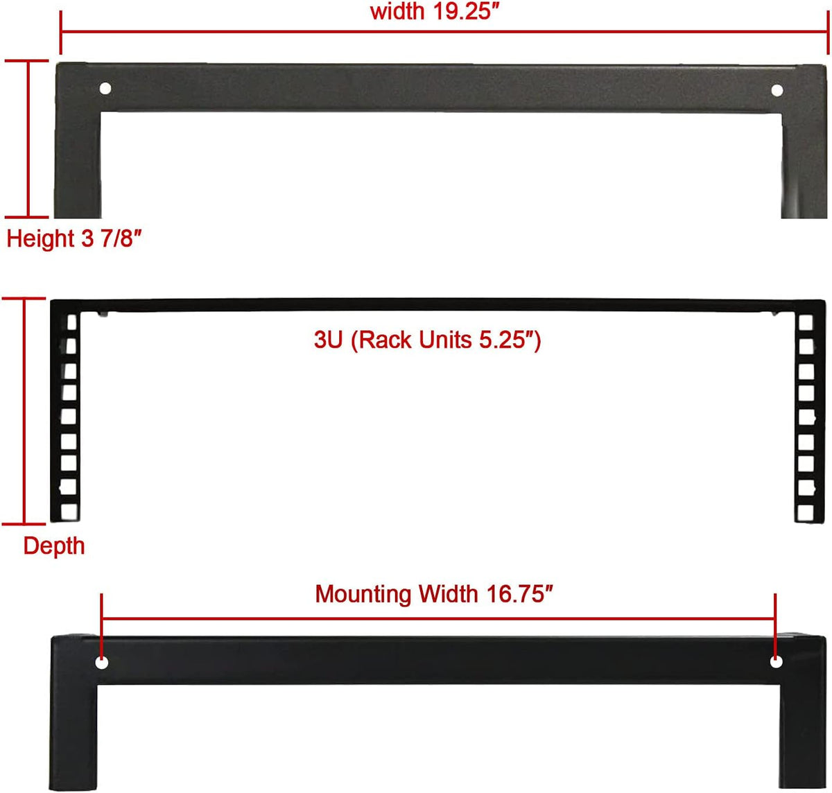 19-inch Vertical Wall-Mounted Server Rack K832711