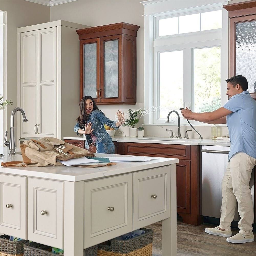 Widespread Kitchen Faucet Chrome Y252941