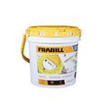 Insulated Bait Bucket with Built in Aerator, White and Yellow, 1.3 Gallons J64147