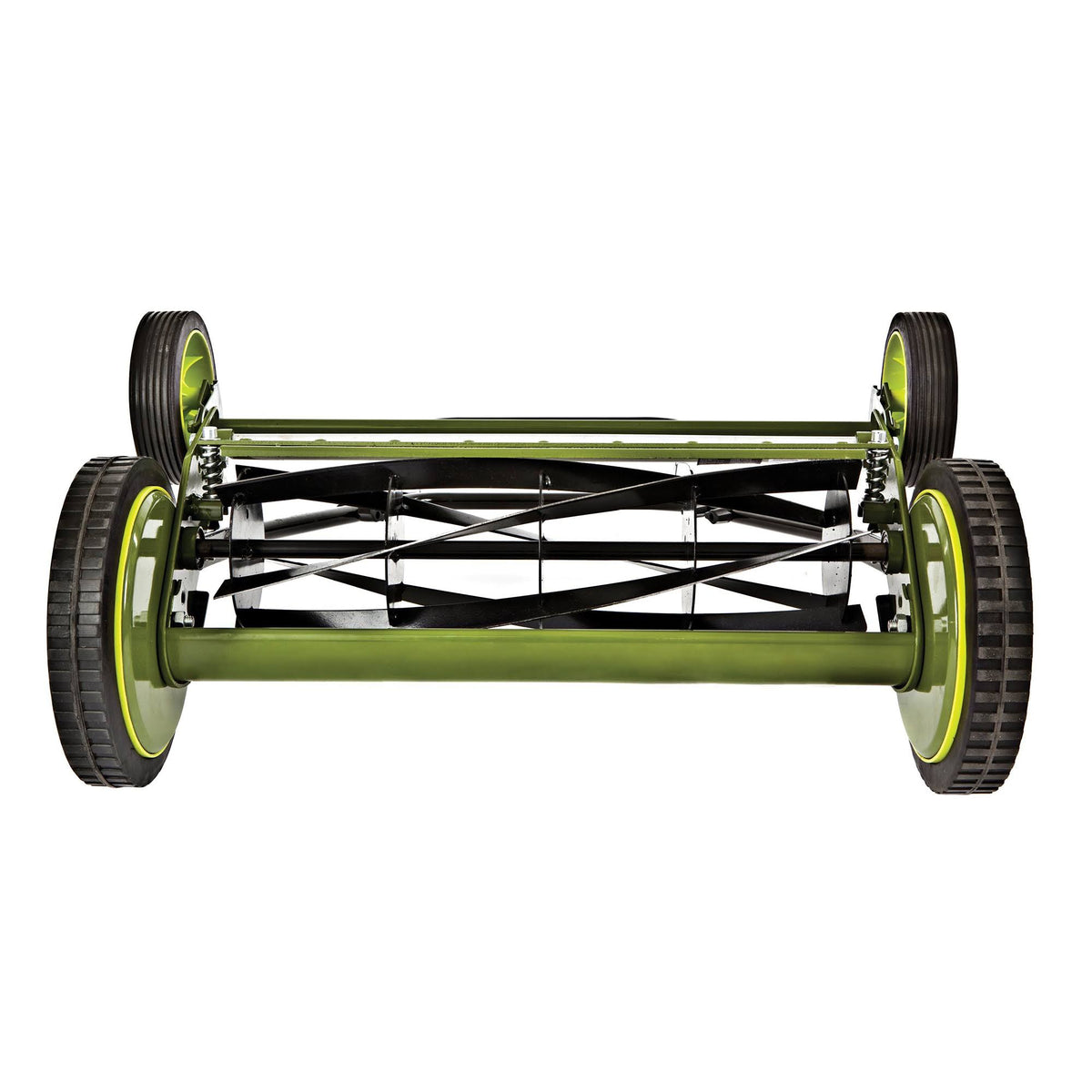 Black Manual Reel Mower with Grass Catcher R841