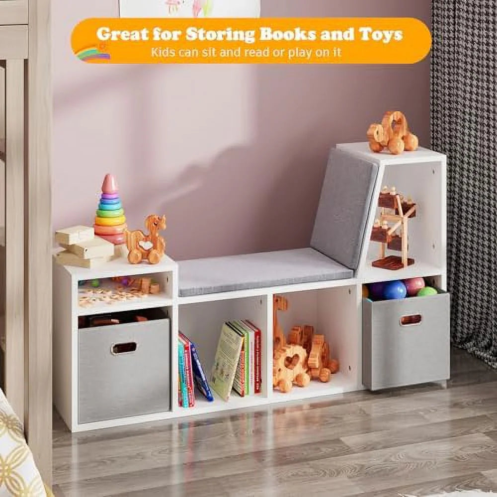 Reading Nook Bench with Seat Cushion Y2331