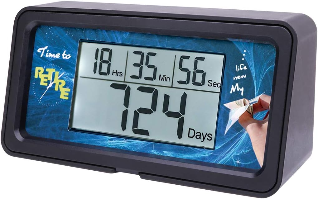 9999 Days Digital Countdown Timer with Backlight L930885