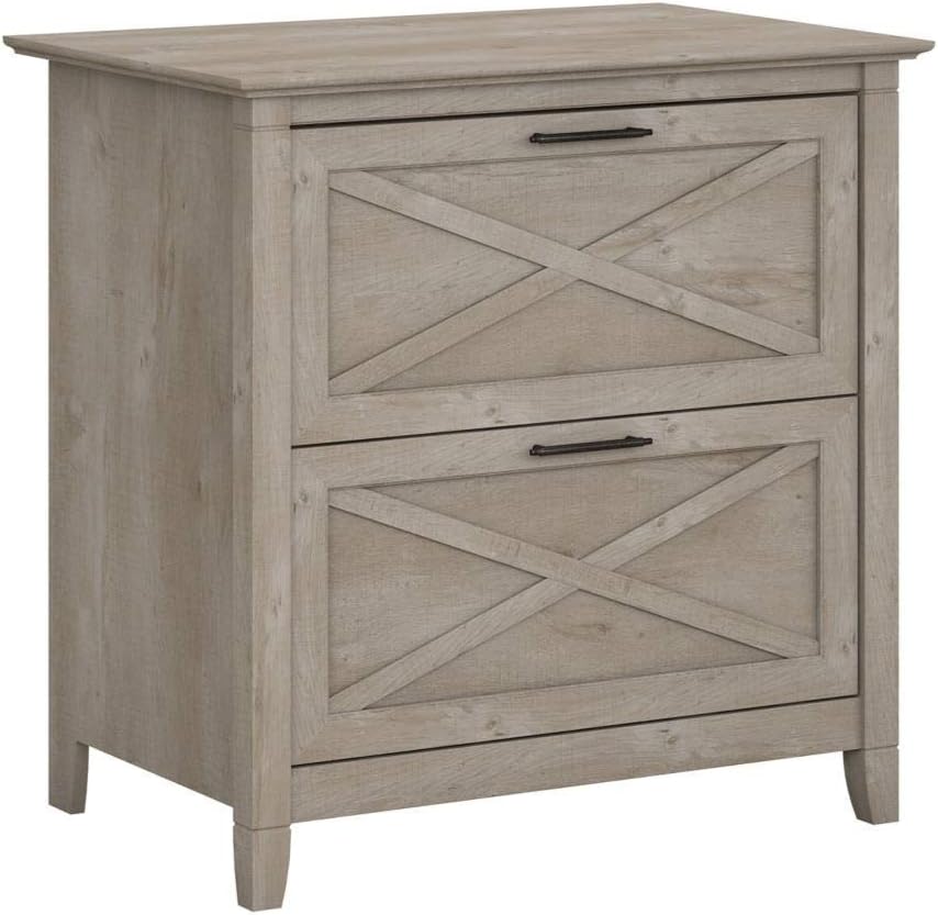 2 Drawer Lateral File Cabinet, Pure White Oak P29261