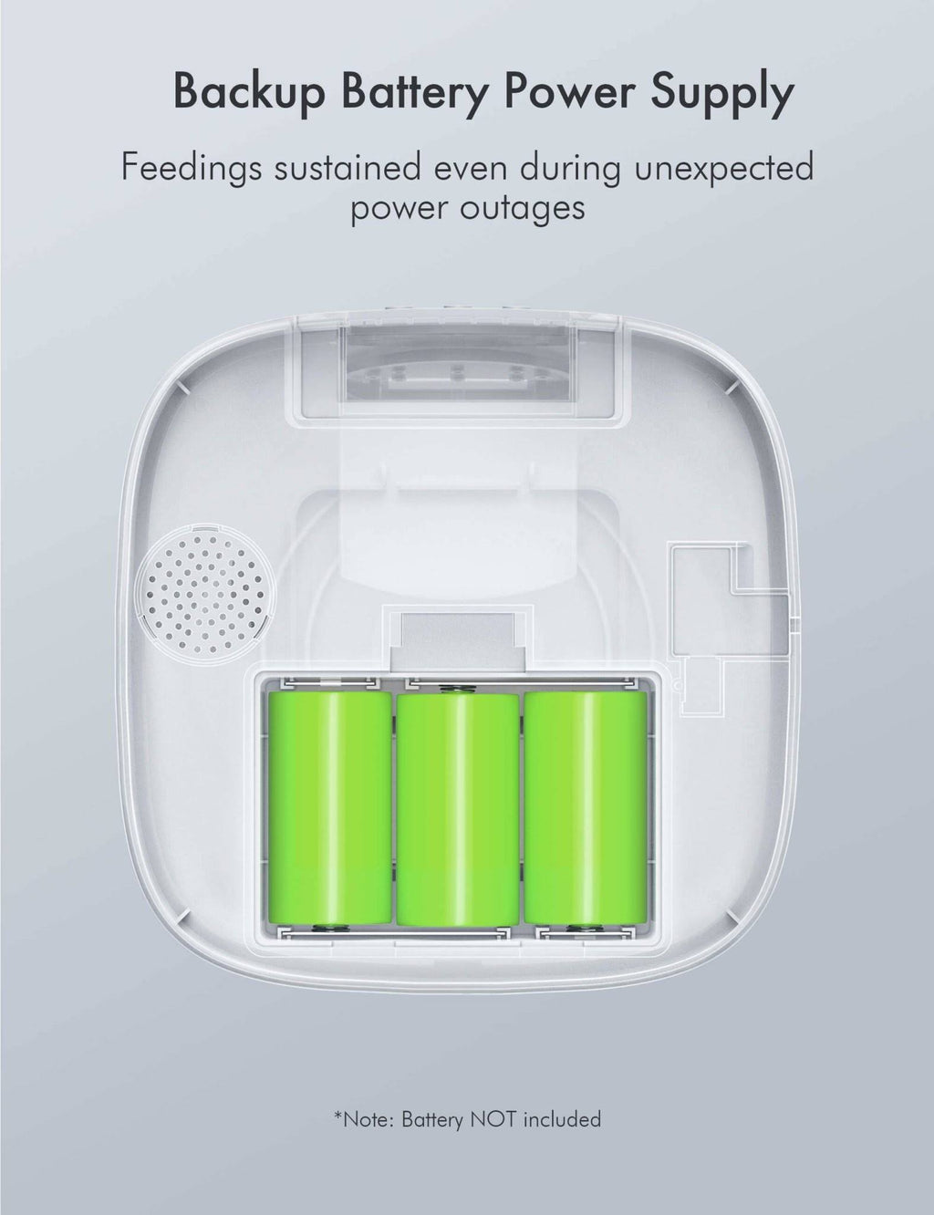 Automatic Dog & Cat Feeder, Translucent, 25-Cup R88770