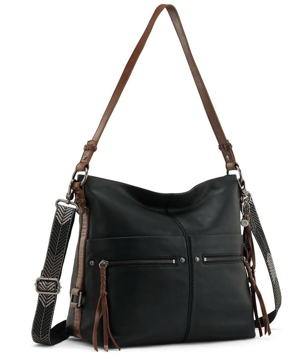 Stone Leather Bucket Bag A42567