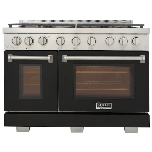 48 6.7 cu. ft. Natural Gas Range in Black H1357
