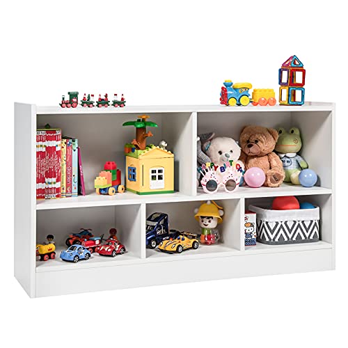 Wooden 5-Section Toy Storage Organizer F98151