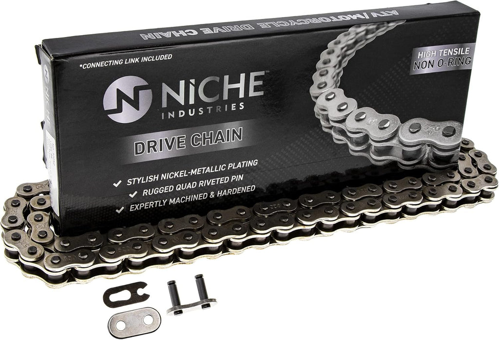 Drive Sprocket Chain Combo, 13 Tooth Front 40 Tooth Rear 520NZ Standard 88 Links Pack of 2 H897