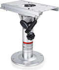 Adjustable Aluminum Marine Boat Seat Pedestal with Slide D264352