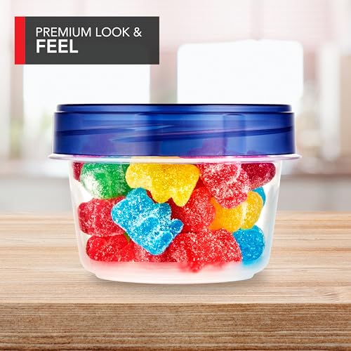 4oz Plastic Containers with Twist Top Lids (6 Pack) J63562