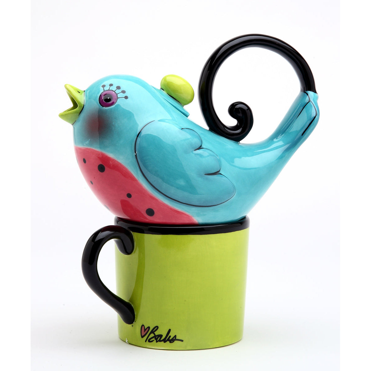 Ceramic Blue Bird Tea For One X163