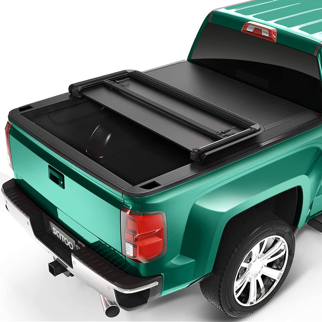 Soft Tri Fold Tonneau Cover for 5FT Truck Bed U77522