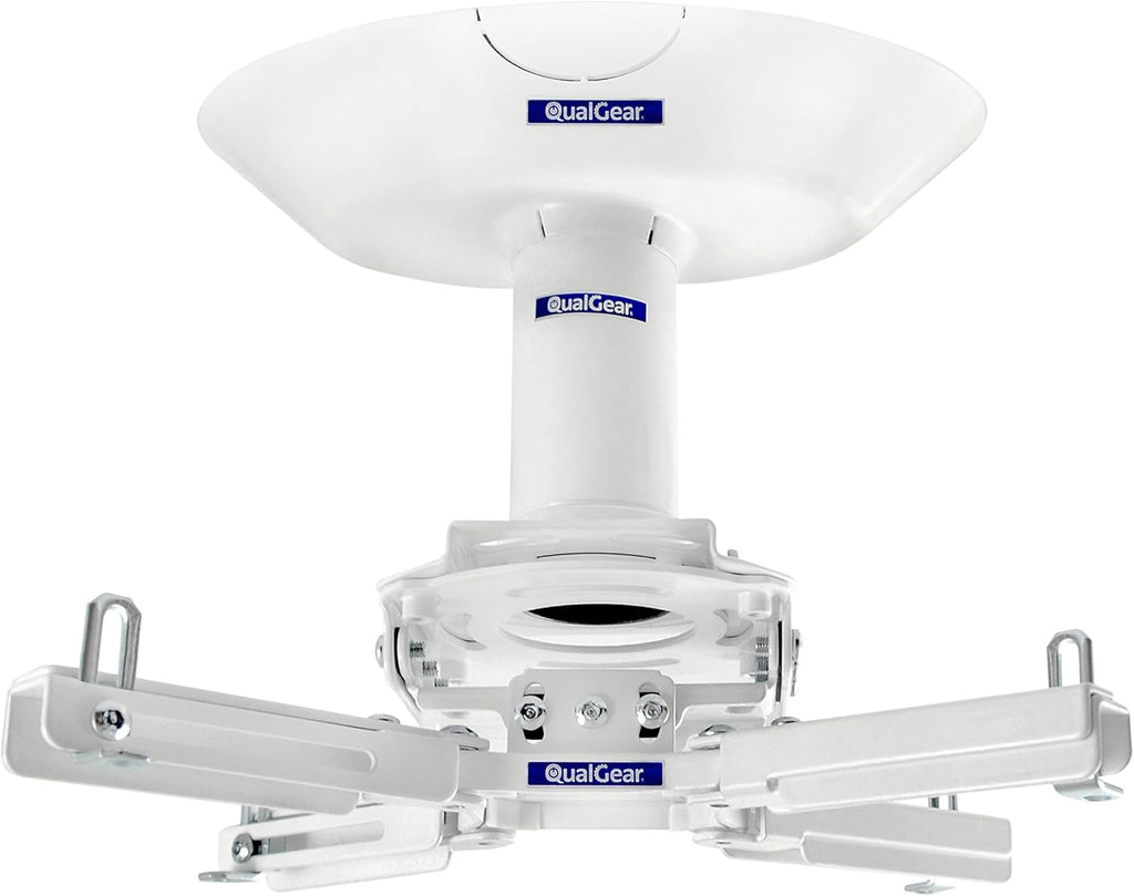 White Projector Mount Kit Ceiling Adapter Q61342