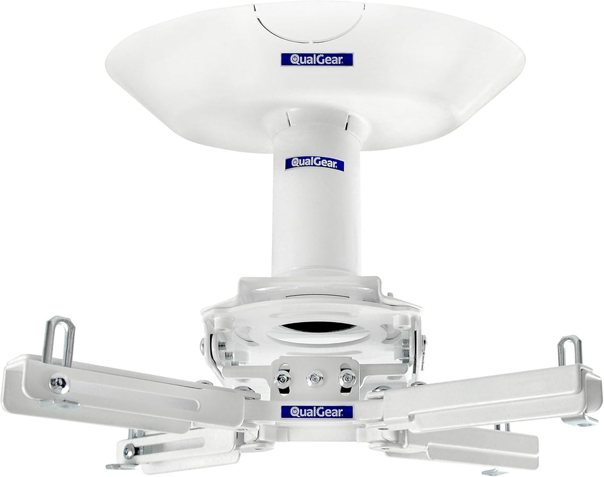 White Projector Mount Kit Ceiling Adapter Q61342