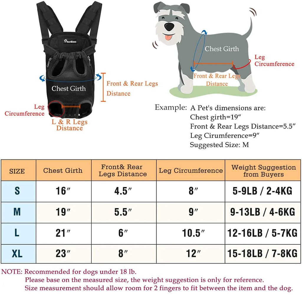 Pet Carrier Backpack Travel Bag for Small Medium Dogs Cats Puppies H750696