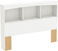 Pure White Bookcase Headboard O9051