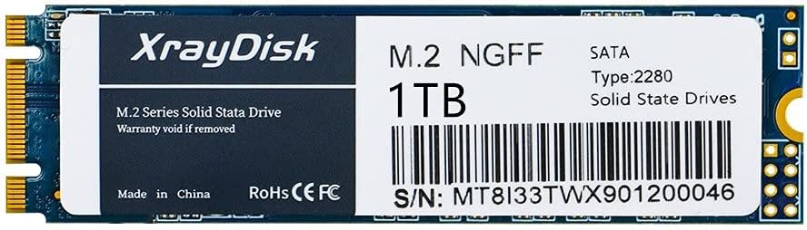 1TB M.2 2280 SATA III Internal Solid State Drive K101532