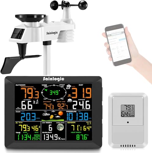 8.3 Inch Color Display Weather Station with Outdoor 7-in-1 Sensor U311067