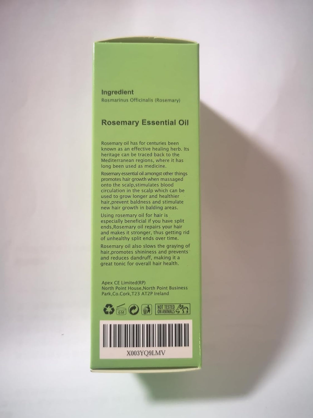 100% Pure Organic Rosemary Essential Oil for Hair K1102