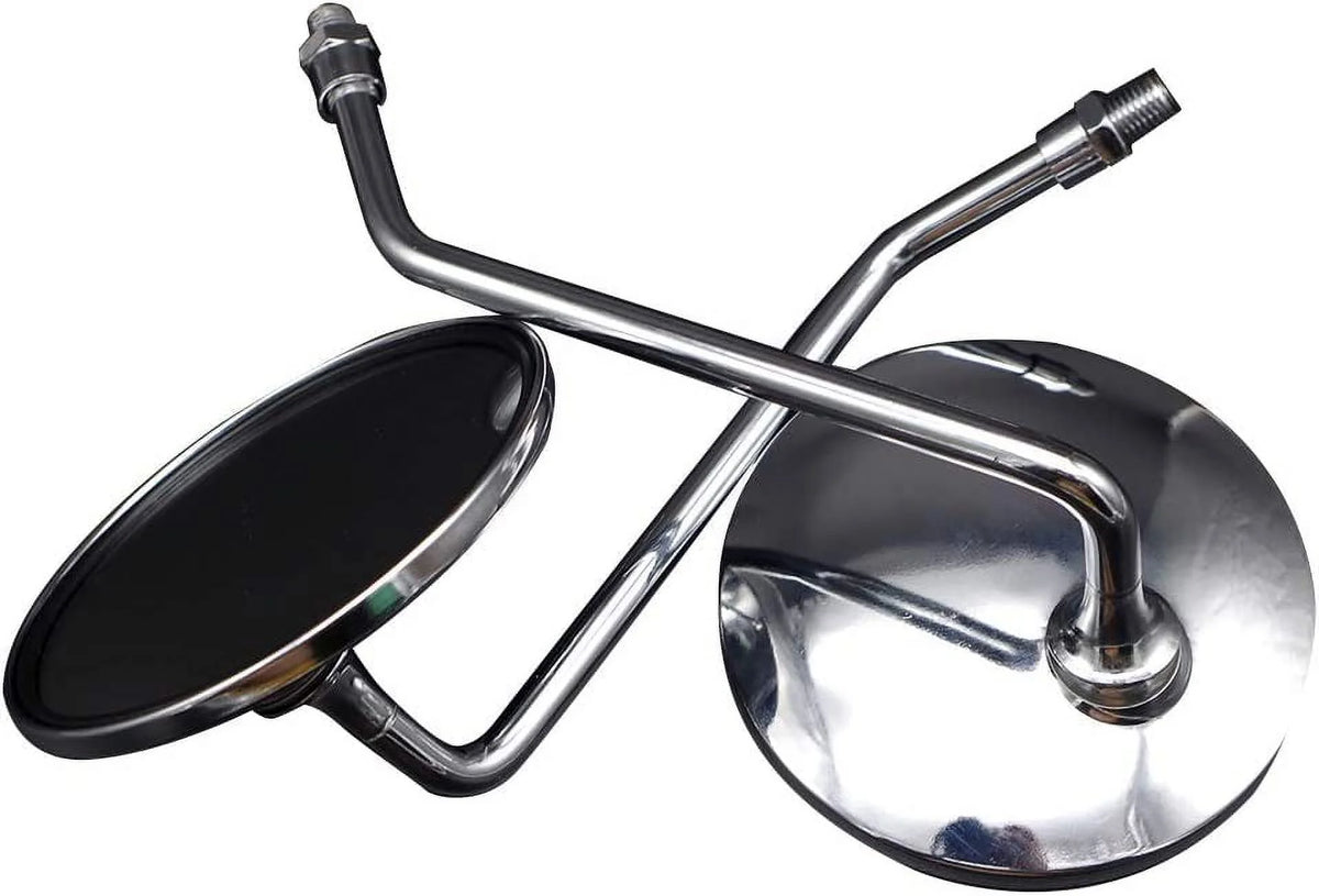 Vintage Bicycle Metal Side Mirror Stainless Steel Frame A410500
