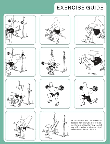 900 LBS Adjustable Weight Bench and Squat Rack with Leg Extension, Preacher Curl Pad Z1662