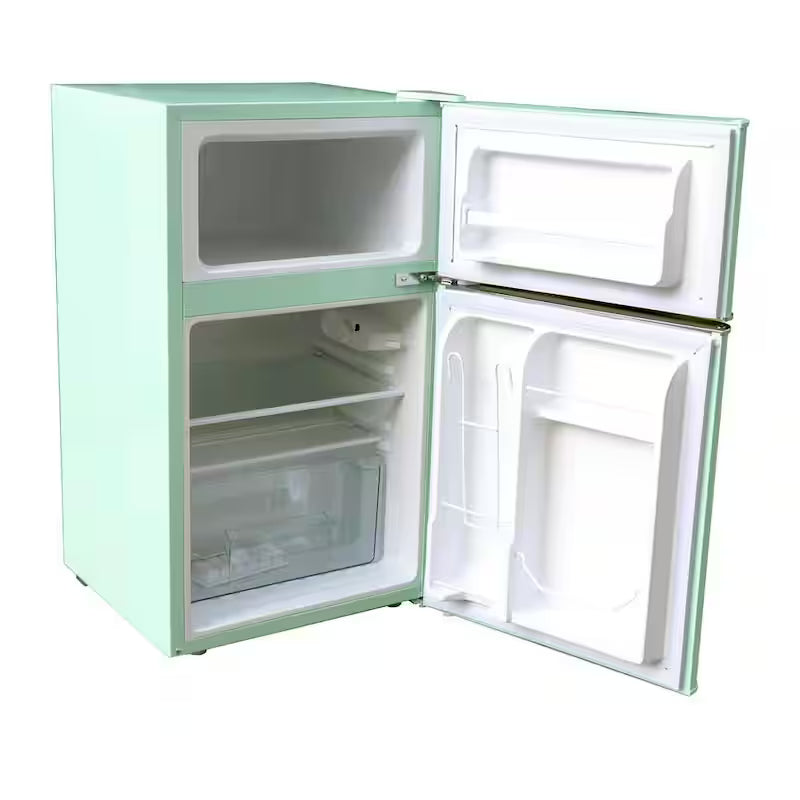 Mint Green 3.2 cu. ft. 2-Door Mini Fridge Z1228