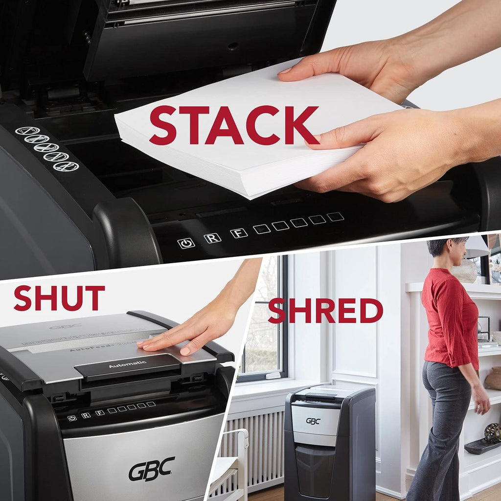 Auto Feed 100 Sheet Super Cross-Cut Paper Shredder H145