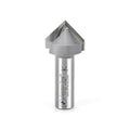 Carbide Tipped V-Groove 90 Deg x 1 inch Dia Router Bit L934