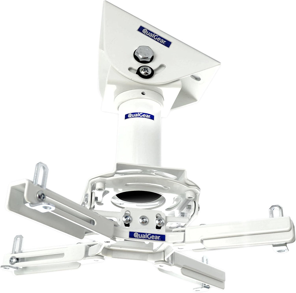 White Projector Mount Kit Ceiling Adapter Q61342