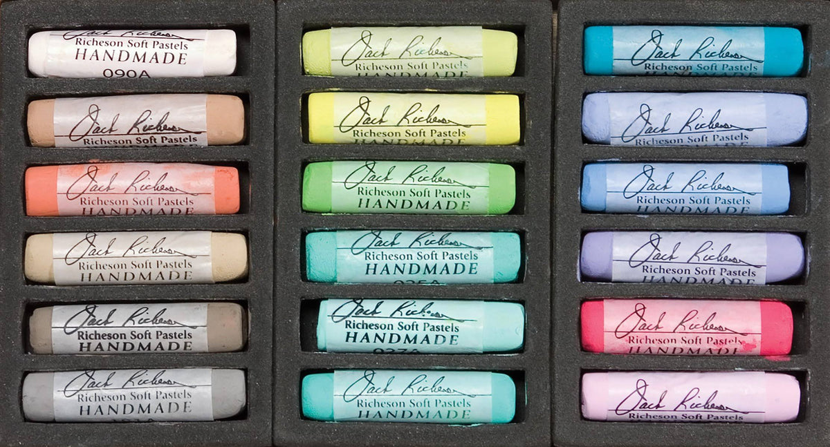 Set of 18 Handmade Soft Pastels A8700