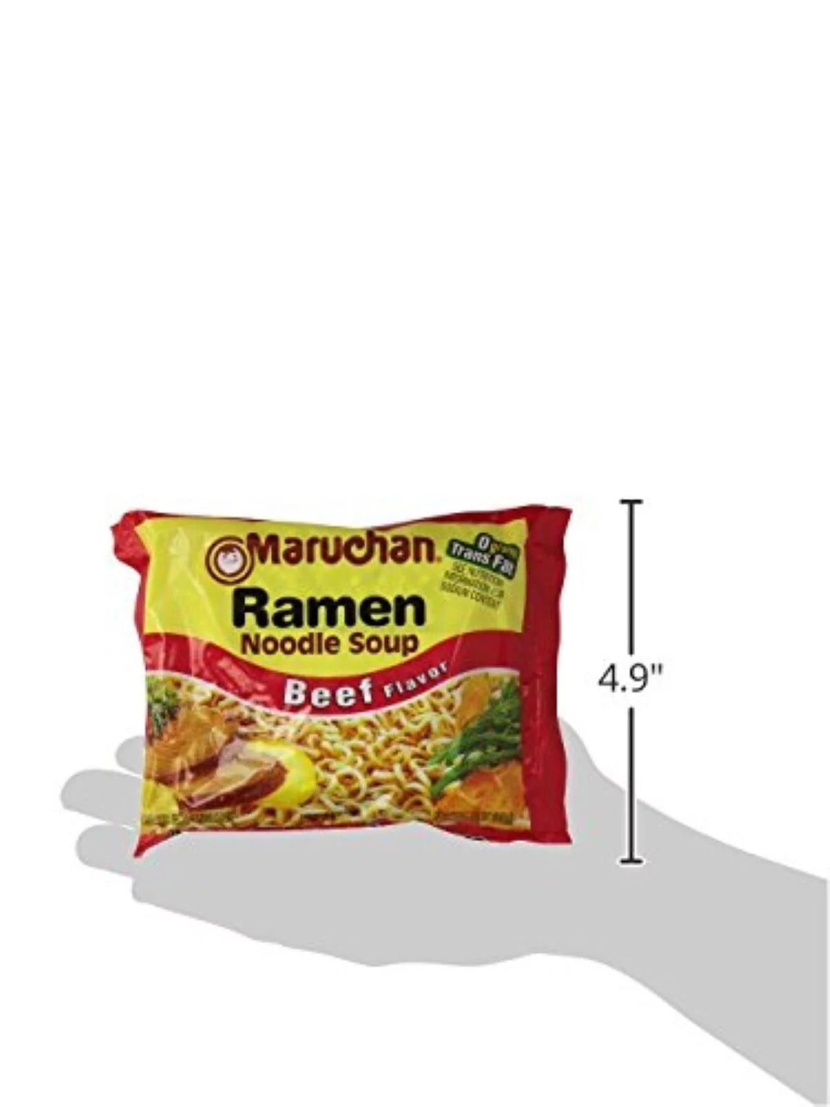 Ramen Beef and Roast Beef Noodles Variety Pack Soup, 3 Oz, 24 Ct B98726